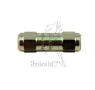 Clapet anti-retour en ligne - Fem/Fem G1/8 - tarage 4.48bar - 6L/min - 400bar - Zingué