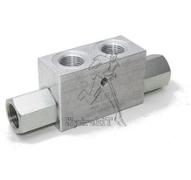 Clapet anti retour double piloté 1/4 - 12l/min 350bar - R1:4 - ACIER