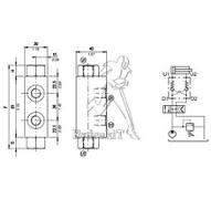 CLAPET ANTI RETOUR DOUBLE 3/8 ALU