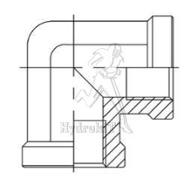 Gleicher 90°-Innenwinkel G 1/4 BSP
