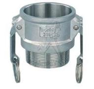 Coupleur à cames Femelle 1/2" - Type B - Mâle 1/2"BSPT - Inox