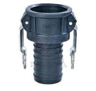 Coupleur à cames Femelle 2" - Type C - nipple annelée Ø51mm - Polypropylène