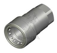 Coupleur femelle clapet 1/2 isoA - F1/2GAZ + éliminateur de pression