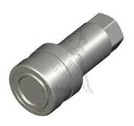 Coupleur femelle à clapet 1/8 iso B femelle 1/8NPT