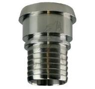 Raccord alimentaire à sertir femelle DIN DN32 - nipple annelée Ø32mm - Inox