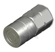 Coupleur femelle face plane 1/2 iso16028 - femelle 1/2GAZ inox - AX