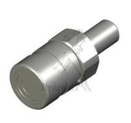 Coupleur femelle face plane 1/4 iso16028 -male DIN 8L -Passe cloison