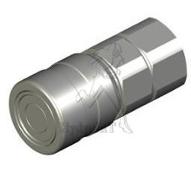 Coupleur femelle face plane 3/8 iso16028 - femelle 3/8GAZ inox - AX