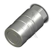 Flache weibliche Kupplung 1-1/4 ISO16028 – Buchse 1-5/8SAE