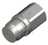 Coupleur Femelle face plane visser 5/8 - femelle 3/4G VP15P