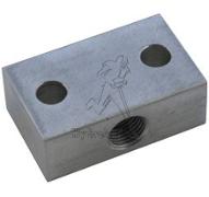Bloc alu 1 graisseur 10x100