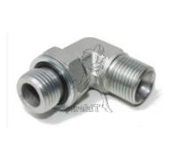 Coude male 90° 1/4BSP - G3/8 cylindrique orientable