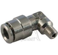 Coude male enfichable 6LL - M8x100 conique - Acier - Renforcé pour nipple - SKF
