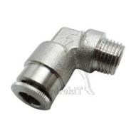 Coude male enfichable 6LL - M10x100 conique - Acier