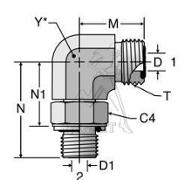 CODO MACHO 90° 1'ORFSG1/2 CIL ED