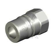 Männliche Kupplung mit Ventil 1 ISO B weiblich 1NPT