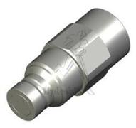 Coupleur male face plane 3/4 -femelle 3/4GAZ connectable sous pression