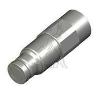 Coupleur male face plane 3/8 -femelle 3/4SAE connectable sous pression