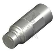 Coupleur male face plane 5/8 -femelle 3/4GAZ connectable sous pression