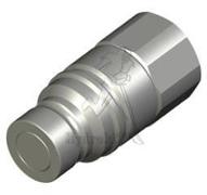 Männliche Kupplung, flache Dichtfläche 1/2 ISO16028 - weibli