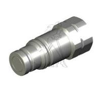Coupleur male face plane 3/8 iso16028 - femelle 3/8GAZ inox - AX