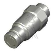KUPPLUNG MIT FLACHEM ANSCHLUSS 3/8 ISO 16028