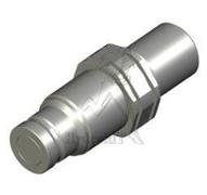 Coupleur male face plane 3/8 iso16028 -male 1/2GAZ -Passe cloison