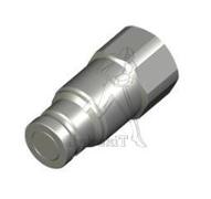 Männliche Kupplung, flache Dichtfläche, 3/8 Zoll, ISO 16028 - weiblich, 3/8 Zoll NPT - O-Ring NBR