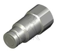 Coupleur mâle face plane 3/8 iso16028 -femelle 1/2NPT -HP 720Bar