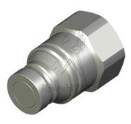 Männliche Kupplung, flache Dichtfläche 1 ISO16028 - weiblich