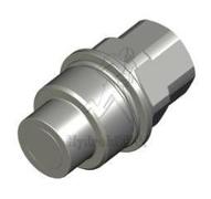 COUPL M FACE PLANE VISSER 1-1/2