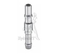 Coupleur pneumatique mâle ISO C - Ø8 - embout mâle lisse Ø8 - Inox