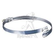 Collier serrage ponté Ø65 à Ø85mm - Inox + vis acier zingué - largeur 9mm