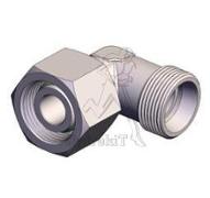 Coude tournant mâle femelle 90° 6L M12x150 - Inox