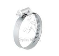 Collier à vis tangente Ø40 à Ø60mm - acier zingué - largeur 9mm - série légère