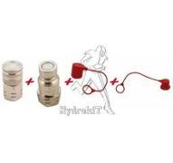 COUPLER M&F FLAT FACE 1" ISO16028