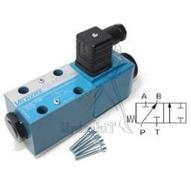 Electro Cetop 3 NG6 - 4/2 - 12 Vdc - schéma W - vis + prises DIN - DG4V-3