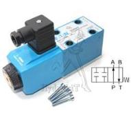 Electro Cetop 3 NG6 - 4/2 - 24 Vdc - schéma C - vis + prises DIN - DG4V-3