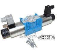 Electro Cetop 5 NG10 - 4/3 - 12 Vdc - schéma L - vis + prises DIN - DG4V-5