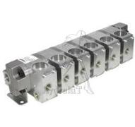 Diviseur de débit volumétrique 6 sections 3.15cc + LP 80 bar - PLD10 - 2xG1/2