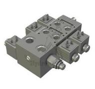 Distributeur empilable électrique compact - 2DE A&B fermés - 30L/min - 12vdc