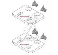 KIT SUPPORT FIXATION DISTRI Ø8MM