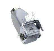 Prise avec levier pour insert 4, 5 ou 6 points - sortie droite pour presse étoupe M20