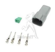 CONNECTEUR DEUTSCH DT 4 V MALE DT