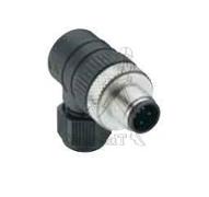 Connecteur M12 droit 5 poles mâle - à visser PE7 - coudé 90°