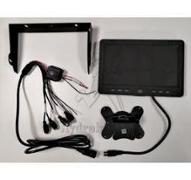 Ecran seul 9'' 12/24 Vdc - faisceau - support - 4 entrées caméra