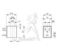 SPULE 220 VAC Ø10 - LG31 - 5,5 W