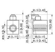 BOBINE 12VCC CARRE 19/50