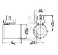 BOBINE PROP Ø19 L50 D=37 12VCC