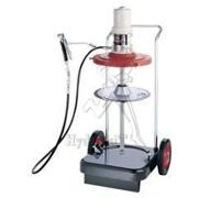 Druckluft-Kolbenpumpe und Dosierg.